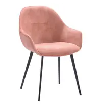 HC Stoelen | TERA |  Fluweel/Metaal | Blossom |  Zwarte Poten | Indoor | 2 Stuks | 560x650x820(h)mm 