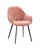 HC Stoelen | TERA |  Fluweel/Metaal | Blossom |  Zwarte Poten | Indoor | 2 Stuks | 560x650x820(h)mm 