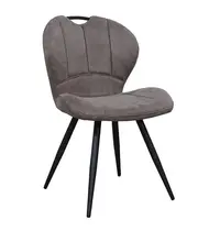 HC Stoelen | MIRACLE | Microvezel/Metaal | Steel | Zwarte Poten | Indoor | 2 Stuks | 540x640x880(h)mm