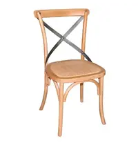 Bolero Stoelen | Rotan/Hout | Naturel | Indoor | 2 Stuks | 495x550x890(h)mm 