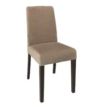 Bolero Stoelen | Stof/Hout | Beige | Houtlook Poten | Indoor | 2 Stuks | 410x530x945(h)mm 