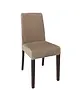 Bolero Stoelen | Stof/Hout | Beige | Houtlook Poten | Indoor | 2 Stuks | 410x530x945(h)mm 