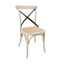 Bolero Stoelen | Rotan/Hout | Ecru | Indoor | 2 Stuks | 460x540x880(h)mm 