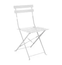 Bolero Opklapbare Stoelen | Staal | Grey | In-/Outdoor | 2 Stuks | 387x471x800(h)mm