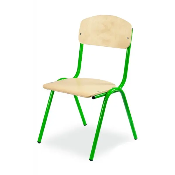 Schoolstoel | Groen | Voor Kinderen 0.95-1.15m | Zithoogte 260mm | 10 Stuks