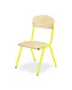 Luxus Schoolstoel | Geel | Voor Kinderen 0.95-1.15m | Zithoogte 260mm | 10 Stuks 