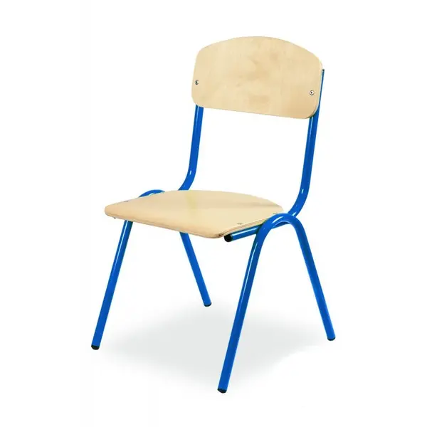 Schoolstoel | Blauw | Voor Kinderen 0.95-1.15m | Zithoogte 260mm | 10 Stuks