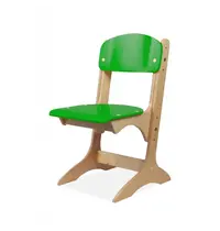Luxus Kleuterstoel | Verstelbaar | Groen | Voor Kinderen 0.90-1.45m | Zithoogte 260-350mm | 10 Stuks 