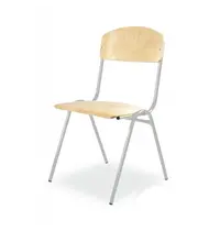 Luxus Schoolstoel | Grijs | Voor Kinderen 1.20-1.45m | Zithoogte 350mm | 10 Stuks