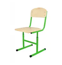 Luxus Schoolstoel | Groen | Hoogte Verstelbaar | Voor Kinderen 1.30-1.90m | Zithoogte 380-460mm | 10 Stuks 