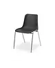 Luxus Stoel | Zwart | Chroom | 10 Stuks | 490x800(h)mm 