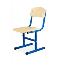 Luxus Schoolstoel | Blauw | Hoogte Verstelbaar | Voor Kinderen 1.10-1.75m | Zithoogte 310-430mm | 10 Stuks