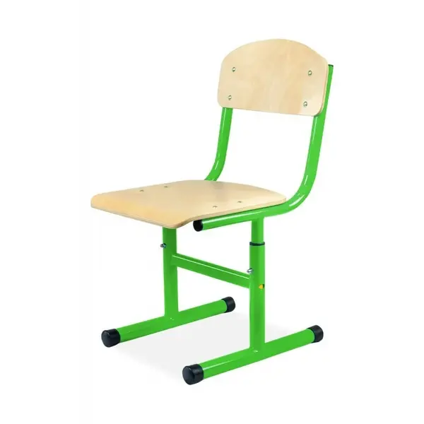 Schoolstoel | Groen | Hoogte Verstelbaar | Voor Kinderen 1.10-1.75m | Zithoogte 310-430mm | 10 Stuks