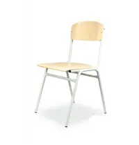 Luxus Schoolstoel | Grijs | Voor Kinderen 1.60-1.90m | Zithoogte 460mm | 10 Stuks 