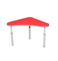 Luxus Kleutertafel | Verstelbaar | Rood | Voor Kinderen 0.90-1.40m | 4 Stuks | 600x600x460-590(h)mm 