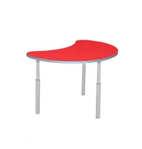 Luxus Kleutertafel | Verstelbaar | Rood | Voor Kinderen 0.90-1.40m | 5 Stuks | 700x510x460-590(h)mm 