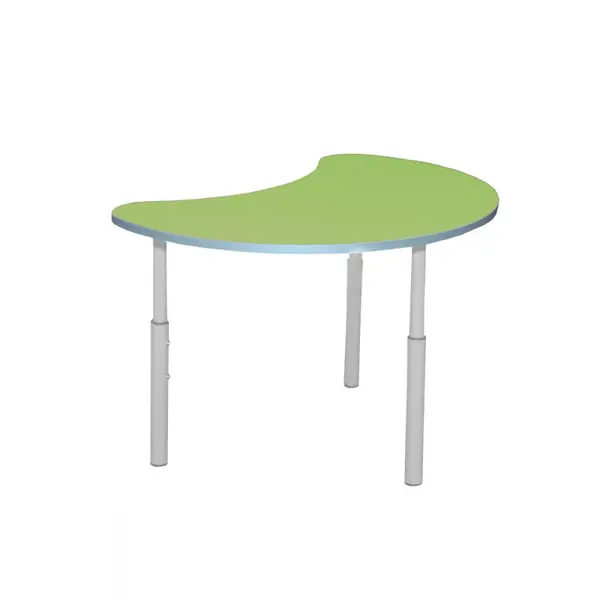 Kleutertafel | Verstelbaar | Groen | Voor Kinderen 0.90-1.40m | 5 Stuks | 700x510x460-590(h)mm