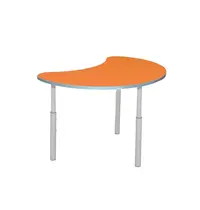 Luxus Kleutertafel | Verstelbaar | Oranje | Voor Kinderen 0.90-1.40m | 5 Stuks | 700x510x460-590(h)mm 