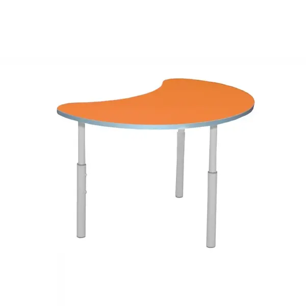 Kleutertafel | Verstelbaar | Oranje | Voor Kinderen 0.90-1.40m | 5 Stuks | 700x510x460-590(h)mm