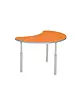 Luxus Kleutertafel | Verstelbaar | Oranje | Voor Kinderen 0.90-1.40m | 5 Stuks | 700x510x460-590(h)mm 