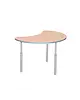 Luxus Kleutertafel | Verstelbaar | Beige | Voor Kinderen 0.90-1.40m | 5 Stuks | 700x510x460-590(h)mm 