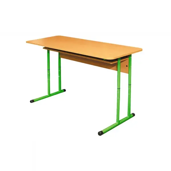 Schooltafel | Duo Formaat | Verstelbaar | Groen | Voor Kinderen 1.10-1.60m | 5 Stuks | 1300x500x530-640(h)mm