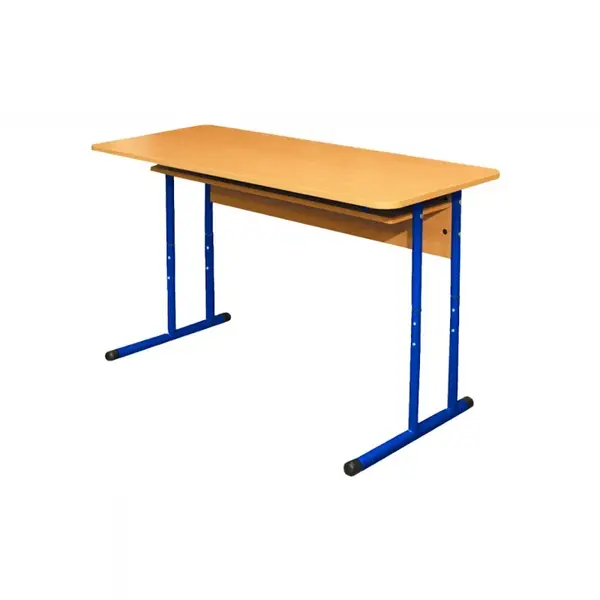 Schooltafel | Duo Formaat | Verstelbaar | Blauw | Voor Kinderen 1.10-1.60m | 5 Stuks | 1300x500x530-640(h)mm