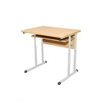 Luxus Schooltafel | Verstelbaar | Grijs | Voor Kinderen 1.30-1.90m | 10 Stuks | 700x500x590-760(h)mm 