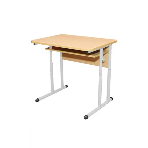 Schooltafel | Verstelbaar | Grijs | Voor Kinderen 1.30-1.90m | 10 Stuks | 700x500x590-760(h)mm