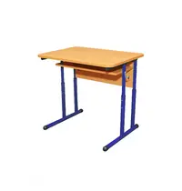 Luxus Schooltafel | Verstelbaar | Blauw | Voor Kinderen 1.30-1.90m | 10 Stuks | 700x500x590-760(h)mm 
