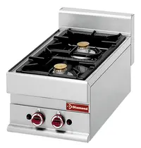 Diamond Fornuis | OUTLETMODEL | Gas | 2 Branders (3.6+5kW) | Piëzo Ontsteking | 400x650x380(h)mm