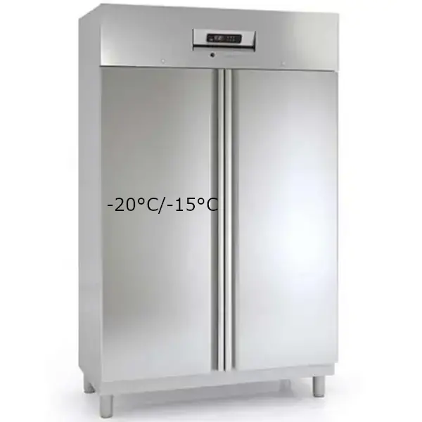 Koel-/Vrieskast | 830L | RVS | -15°C/-20°C & -2°C/+8°C | Geforceerd | Temperatuur-/Deuralarm | 1250x700x2040(h)mm