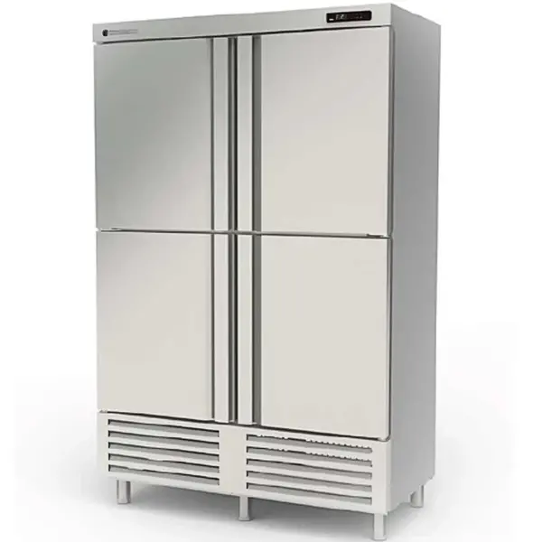 Koelkast | 1201L | RVS | -2°C/+8°C | Geforceerd | Temperatuur-/Deuralarm | 1370x735x2160(h)mm