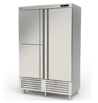Coreco Vrieskast | 1201L | RVS | -15°C/-20°C | Geforceerd | Temperatuur-/Deuralarm | 1370x735x2160(h)mm 