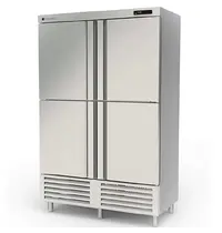 Coreco Vrieskast | 1201L | RVS | -15°C/-20°C | Geforceerd | Temperatuur-/Deuralarm | 1370x735x2160(h)mm