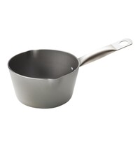 Accademia Mugnano Steelpan | PICCOLE CHEF | Aluminium (Antiaanbaklaag) | 1.6L | Div. Warmtebronnen | Ø140x71(h)mm
