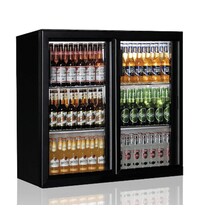 Mastro Barkoelkast | OUTLETMODEL | Zwart | 200L | +1°C/+10°C | Geventileerd | Klapdeuren | 900x520x900(h)mm