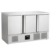 Saro Koelwerkbank | Energiezuinig | 400L | 3 Deuren (1/1 GN) | +2°C/+8°C | Geforceerd | 1365x700x880(h)mm