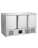 Saro Koelwerkbank | Energiezuinig | 400L | 3 Deuren (1/1 GN) | +2°C/+8°C | Geforceerd | 1365x700x880(h)mm 