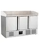 Saro Pizzawerkbank | Energiezuinig | 400L | 3 Deuren (1/1 GN) | +2°C/+8°C | Geforceerd | 1400x700x880/1020(h)mm 