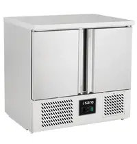 Saro Koelwerkbank | VIVIA | Energiezuinig | 215L | 2 Deuren (1/1 GN) | +2°C/+8°C | Geforceerd | 900x700x880(h)mm 
