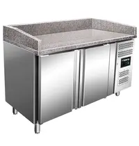 Saro Pizzawerkbank | Energiezuinig | 428L | 2 Deuren (EN600x400) | +2°C/+8°C | Geforceerd | 1510x800x910/1060(h)mm 