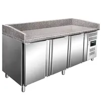 Saro Pizzawerkbank | Energiezuinig | 635L | 3 Deuren (EN600x400) | +2°C/+8°C | Geforceerd | 2020x800x910/1060(h)mm 