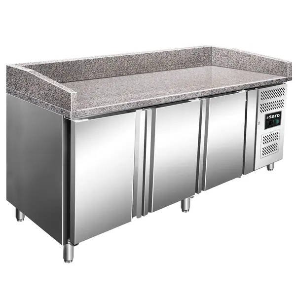 Pizzawerkbank | Energiezuinig | 635L | 3 Deuren (EN600x400) | +2°C/+8°C | Geforceerd | 2020x800x940/1090(h)mm