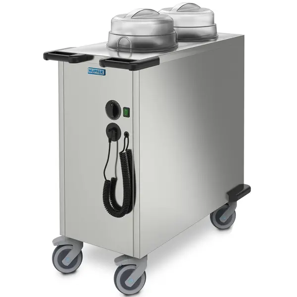 Bordendispenser | RVS | ≤70°C | Statisch | 122 Borden Ø180-330mm | 1.5kW (230V) | Wielen (Geremd) | 1050x530x1072(h)mm
