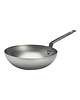 De Buyer Wokpan | MINERAL B | Plaatstaal | Div. Warmtebronnen | Platte Bodem | Ø283x80(h)mm 