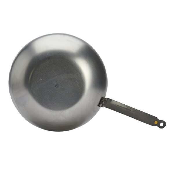 Wokpan | MINERAL B | Plaatstaal | Div. Warmtebronnen | Platte Bodem | Ø283x80(h)mm