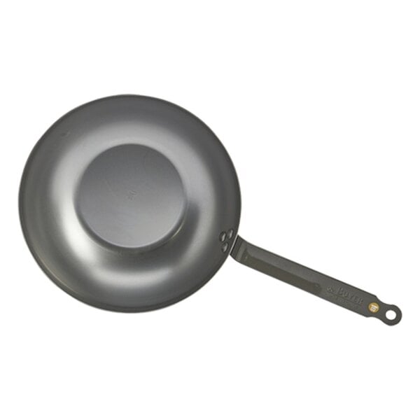 Wokpan | MINERAL B | Plaatstaal | Div. Warmtebronnen | Platte Bodem | Ø283x80(h)mm