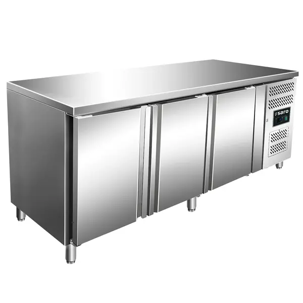 Koelwerkbank | KYLJA PRO | Energiezuinig | 465L | 3 Deuren (1/1 GN) | -2°C/+8°C | Geforceerd | 1795x700x920(h)mm
