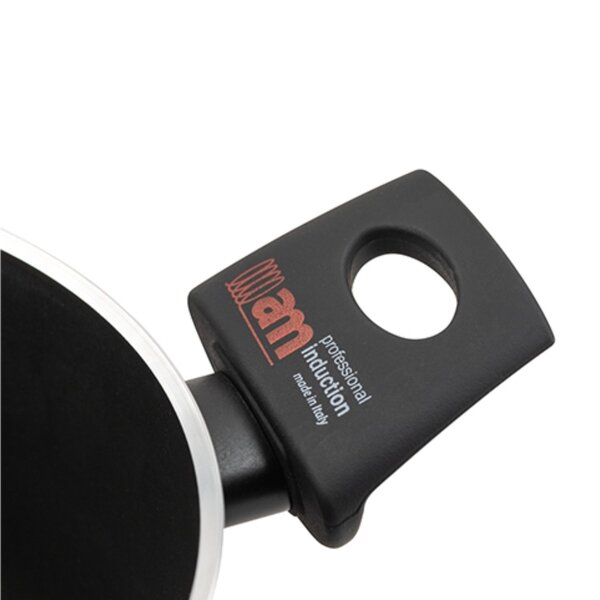 Kookpan | FORTEZZA PROTECTION SHIELD | Aluminium (Antiaanbaklaag) | 6L | Div. Warmtebronnen | Incl. Deksel | Ø260x129(h)mm
